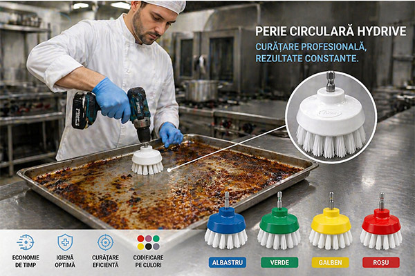 Automatizarea igienei industriale: Peria rotativă Vikan HyDrive