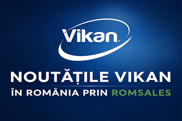 Noutăți de la Vikan: Design modern și performanță îmbunătățită pentru gama de mături și perii profesionale