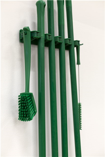 Suport perete 4 - 6 produse 395 mm, Vikan, maro