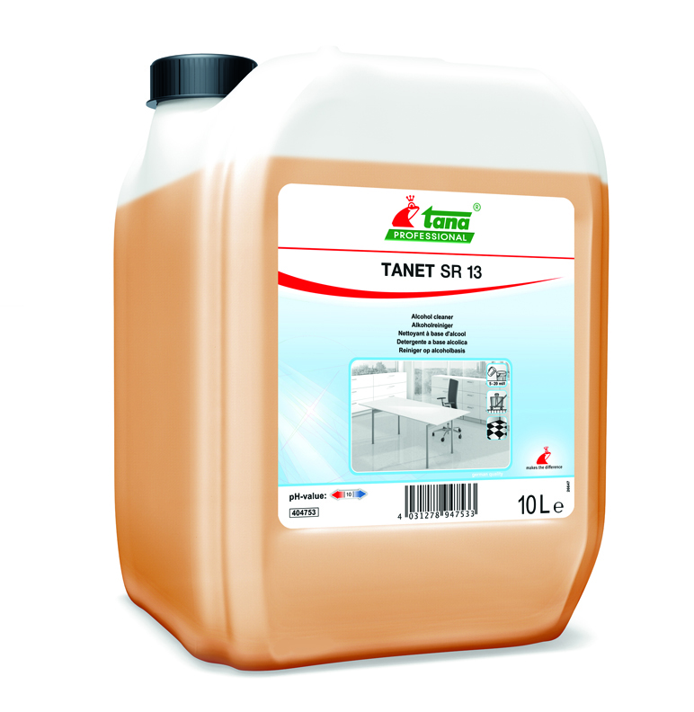 Tanet SR 13 - Detergent pentru suprafete pe baza de alcool 10L - Tana Professional