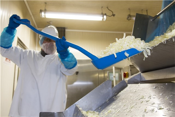 Lopata ergonomica 1310 mm, Vikan, albastru