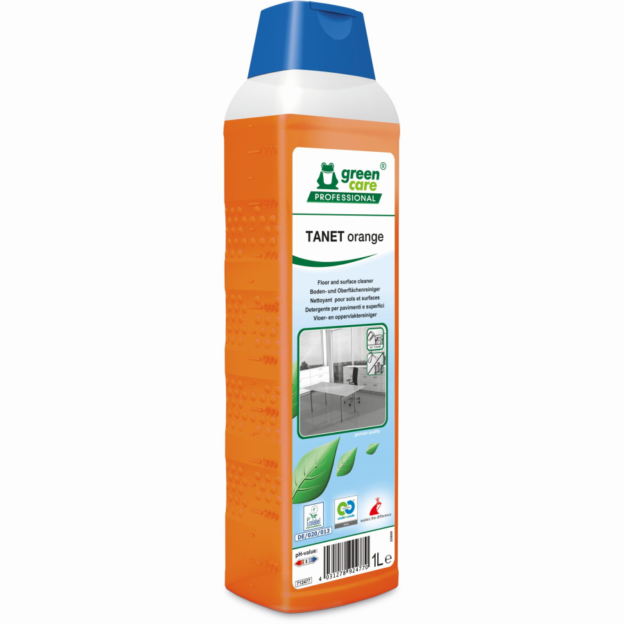 Tanet Orange - Detergent pentru intretinere pardoseli si suprafete 1L - Tana Professional