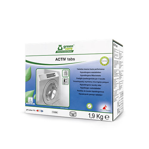 Activ Tabs - Detergent tablete ecologic, hipoalergen, 56 tablete/cutie - Tana Professional