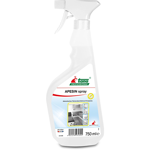 Apesin Spray Dezinfectant suprafete pe baza de alcool 750ml - Tana Professional