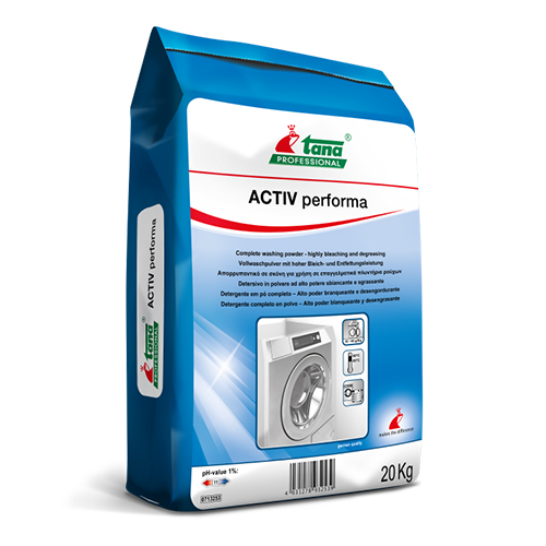 Activ Performa - Agent pulbere de albire a textilelor 20kg - Tana Professional