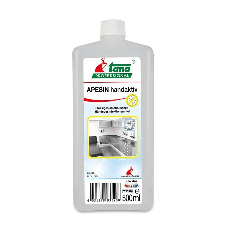 Dezinfectant maini pe baza de alcool Apesin Handaktiv, 500 ml - Tana Professional
