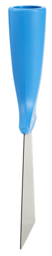 Scraper lamela inox cu filet 100 mm, albastru - Vikan