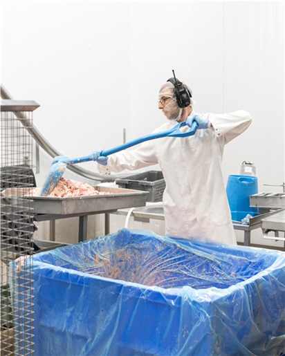 Lopata ergonomica 1310 mm, Vikan, albastru