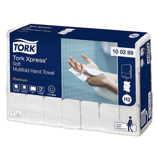 Prosoape de maini din hartie, pliate in Z, M, W, Xpress Multifold Soft - Tork 
