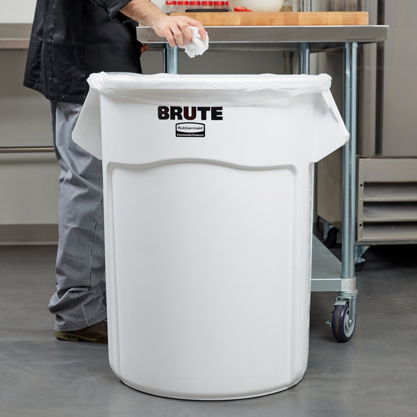 Container Brute cu canale de ventilare 166.5 L, alb - Rubbermaid