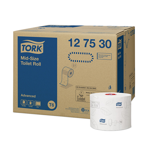 Hartie igienica rola compacta Twin Mid-Size - Tork
