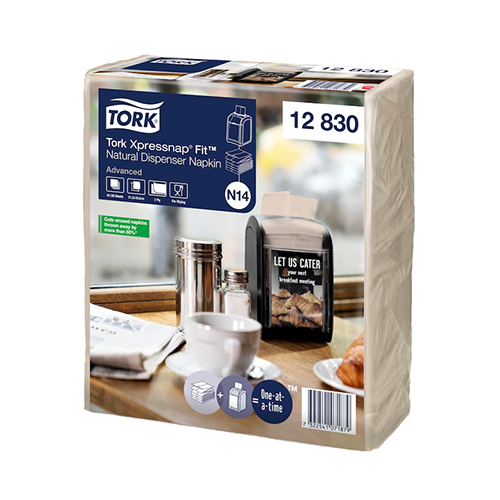 Servetele de masa pentru dispenser Tork Xpressnap Fit, natural - Tork 