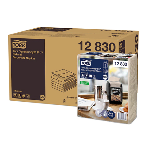 Servetele de masa pentru dispenser Tork Xpressnap Fit, natural - Tork