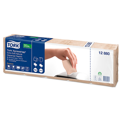 Servetele de masa pentru dispenser Extra Soft Xpressnap, natural - Tork 