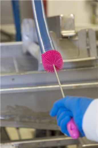 Perie tubulara Ø60 mm, peri medii, 510 mm, Vikan, albastru