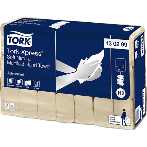 Prosoape de maini din hartie, pliate in Z Xpress Soft Multifold Nature - Tork 