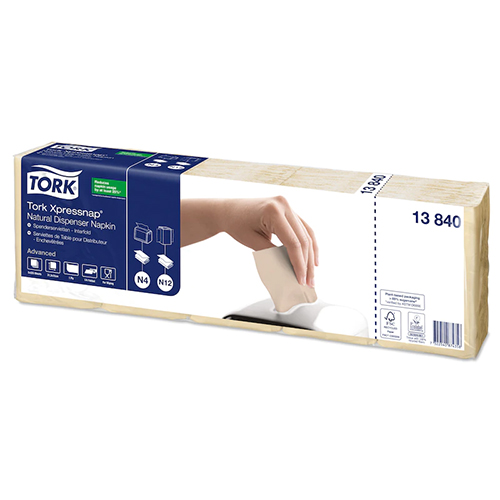 Servetele de masa pentru dispenser Xpressnap, Extra Soft natural - Tork 