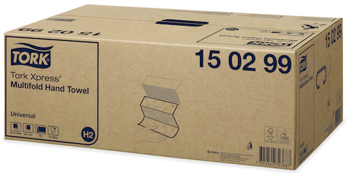 Prosoape de maini din hartie, pliate  in Z Universal Delicat - Tork Xpress Multifold Soft 