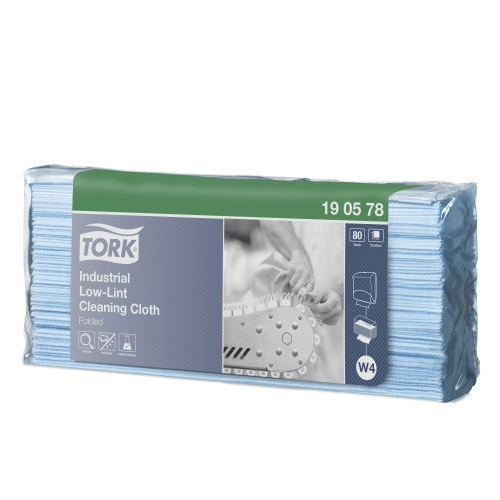 Lavete multifunctionale pliate Industrial Low-Lint - Tork