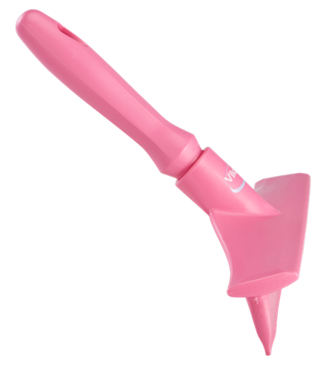 Racleta Ultra Hygiene cu maner mic 245 mm, roz - Vikan roz