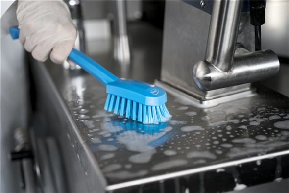 Perie Utility cu peri medii, 260 mm, albastra - Vikan