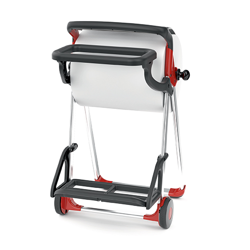 Suport sac gunoi pentru dispensere role-lavete de hartie industriale. 