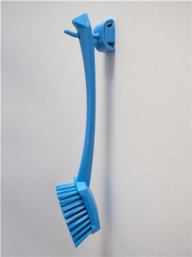 Suport perete (carlig) Hygienic 1 produs 41,5 mm, roz - Vikan roz