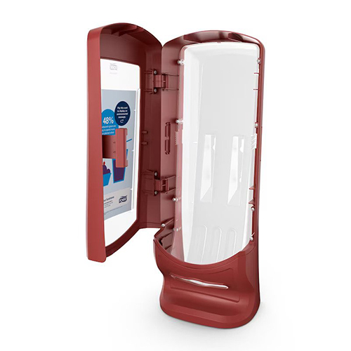 Dispenser servetele de masa cu suport Xpressnap Stand, rosu - Tork 
