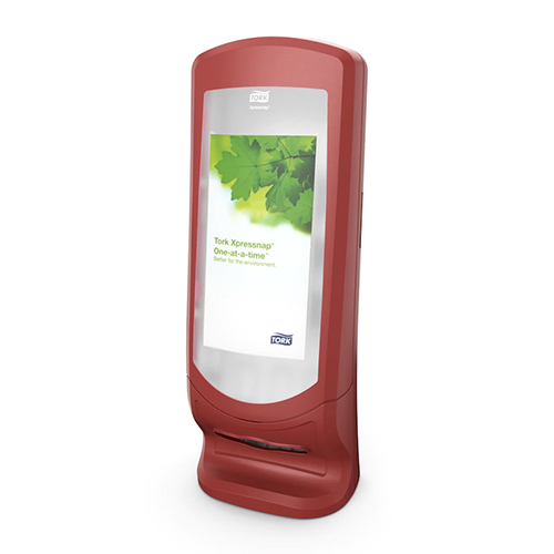 Dispenser servetele de masa cu suport Xpressnap Stand, rosu - Tork