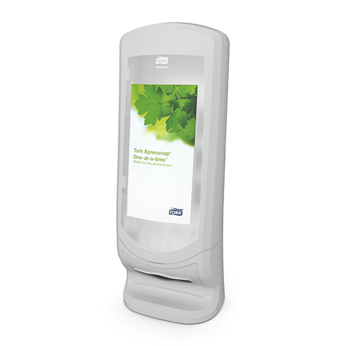 Dispenser servetele de masa cu suport Xpressnap Stand, gri deschis - Tork 