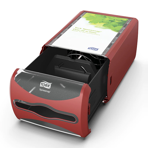 Dispenser servetele de masa Xpressnap Counter, rosu - Tork 