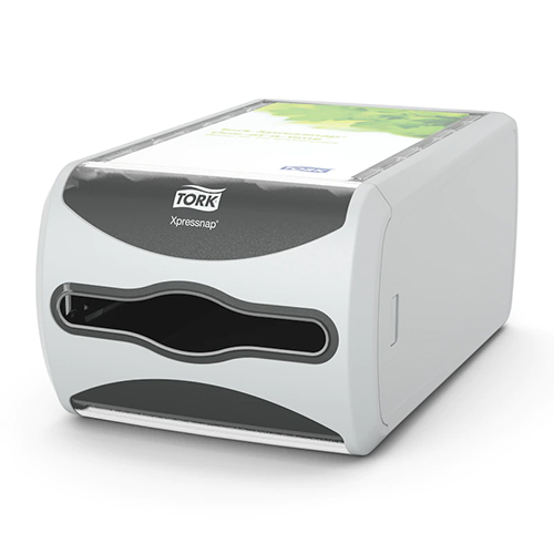 Dispenser servetele de masa Xpressnap Counter, gri deschis - Tork 