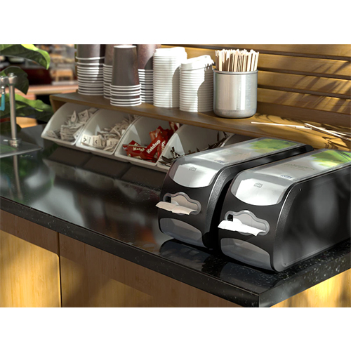Dispenser servetele de masa Xpressnap Fit Counter, negru - Tork 