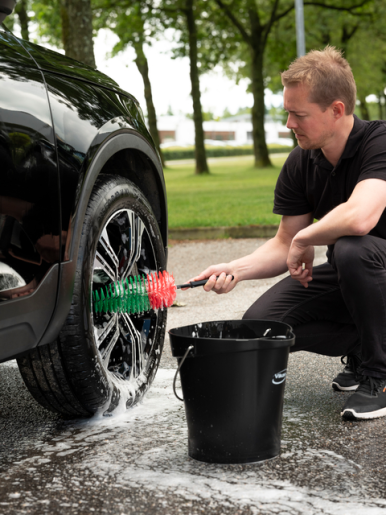 Perie jante auto Ø105 mm 425 mm, peri moi, neagra - Vikan 