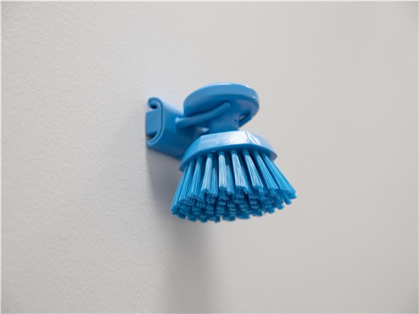 Suport perete (carlig) Hygienic 2 produse 82 mm, roz - Vikan roz