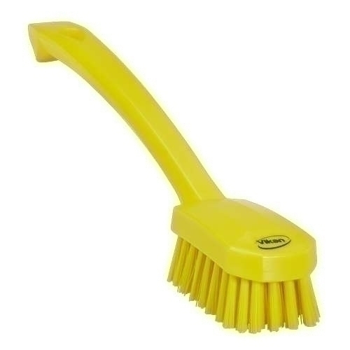 Perie Utility cu peri medii, 260 mm, verde - Vikan galben 