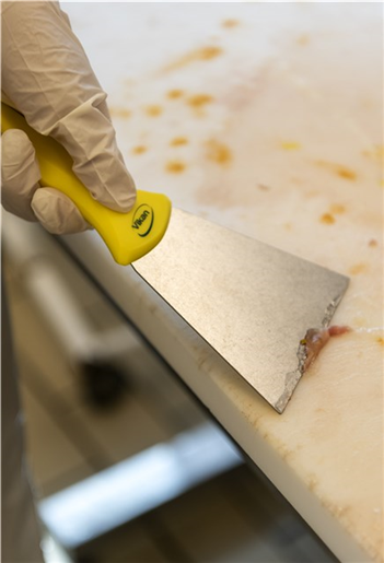 Scraper lamela inox 100 mm, roz - Vikan roz