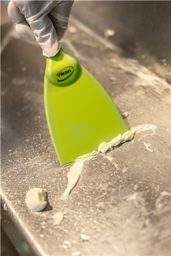 Scraper 75 mm, metal detectabil, verde - Vikan verde