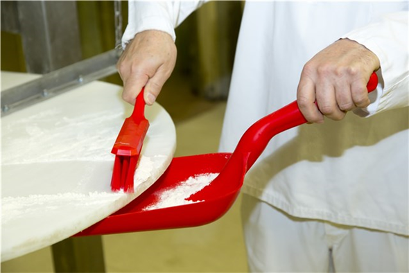 Lopata 275 mm, metal detectabila, Vikan, albastru