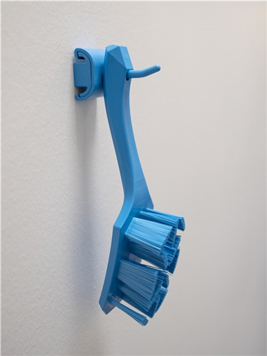 Suport perete (carlig) Hygienic 1 produs 41,5 mm, roz - Vikan roz