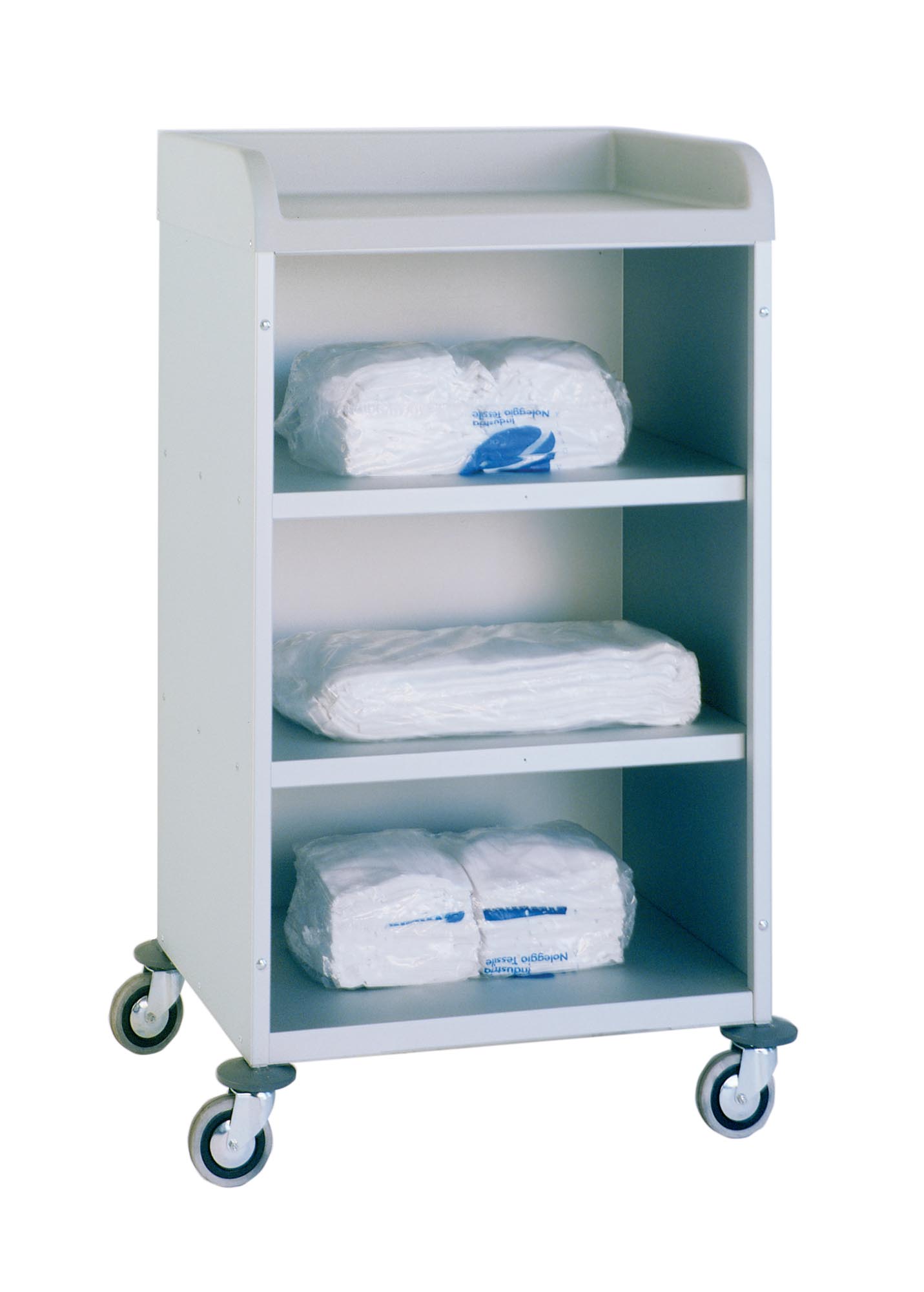 Carucior pentru lenjerie, 2 rafturi, 268 L - ALVI