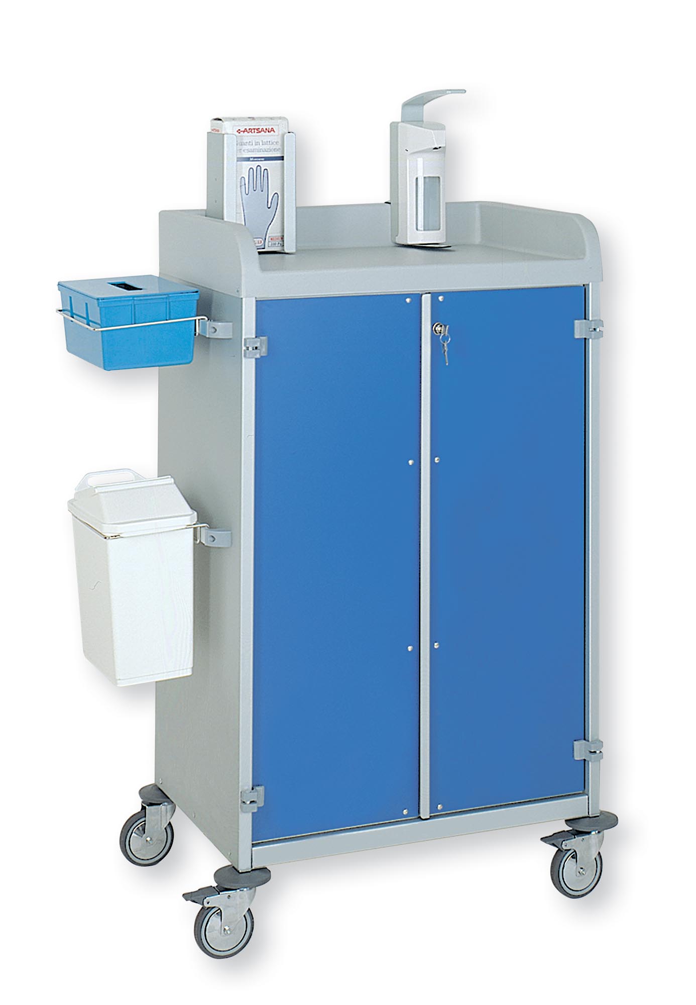Carucior modular mediu cu 1 sectiune ISO-NORM, 3955/2 CR - ALVI