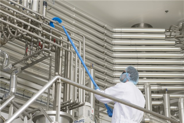 Maner Ultra Hygienic ϕ32 mm,1700 mm, albastru - Vikan