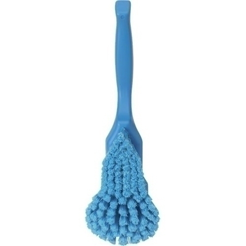 Perie de mana ergonomica, peri moi/despicati, 330 mm, albastra - Vikan