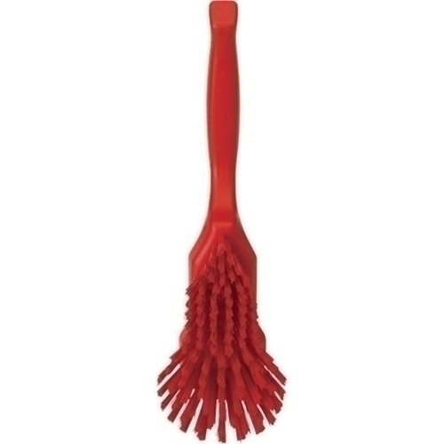 Perie de mana ergonomica, peri duri, 330 mm, rosie - Vikan rosu