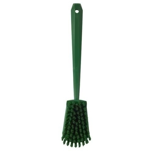 Perie cu maner lung, peri medii, 415 mm, verde - Vikan verde