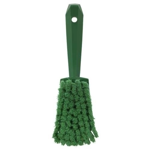 Perie cu maner scurt, peri moi/despicati, 270 mm, verde - Vikan verde