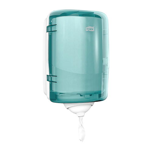 Dispenser prosoape maini rola cu derulare centrala mini Reflex, turcoaz - Tork