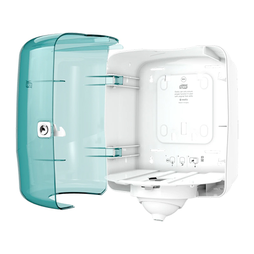 Dispenser prosoape maini rola cu derulare centrala mare Reflex  - Tork turcoaz