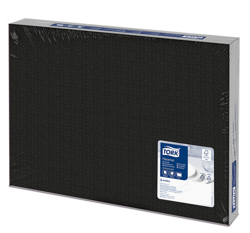Suport farfurie din hartie 42 x 30 cm, verde - Tork negru 
